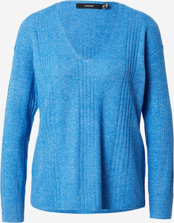VERO MODA Sweter 'INNIE' w kolorze niebieski: przód
