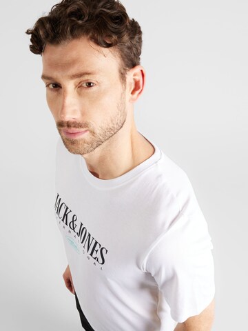 T-Shirt 'LUCCA' JACK & JONES en blanc