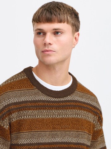!Solid Pullover 'Maxwell' in Braun
