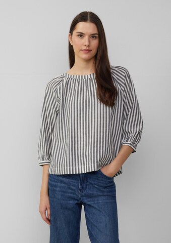 s.Oliver Bluse in Schwarz: Vorderseite