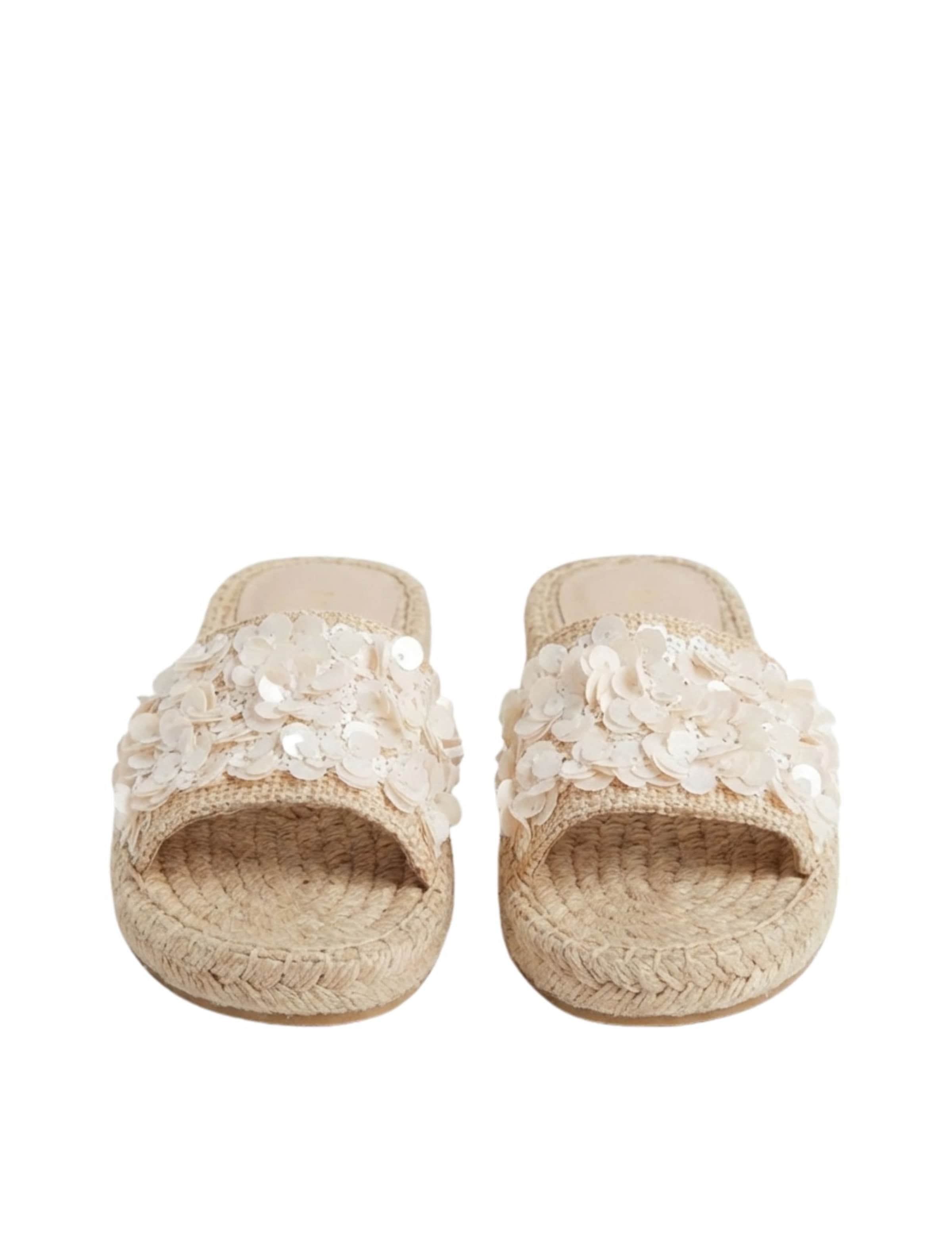 Mule South Beach en beige