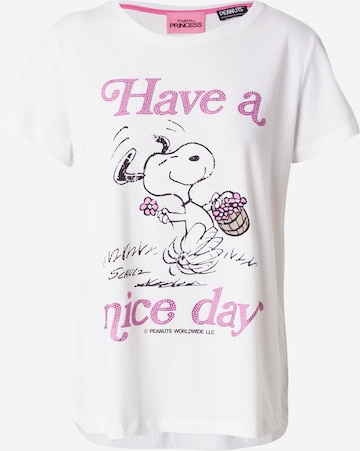 Frogbox - Camiseta 'Snoopy Nice Day' en blanco: frente
