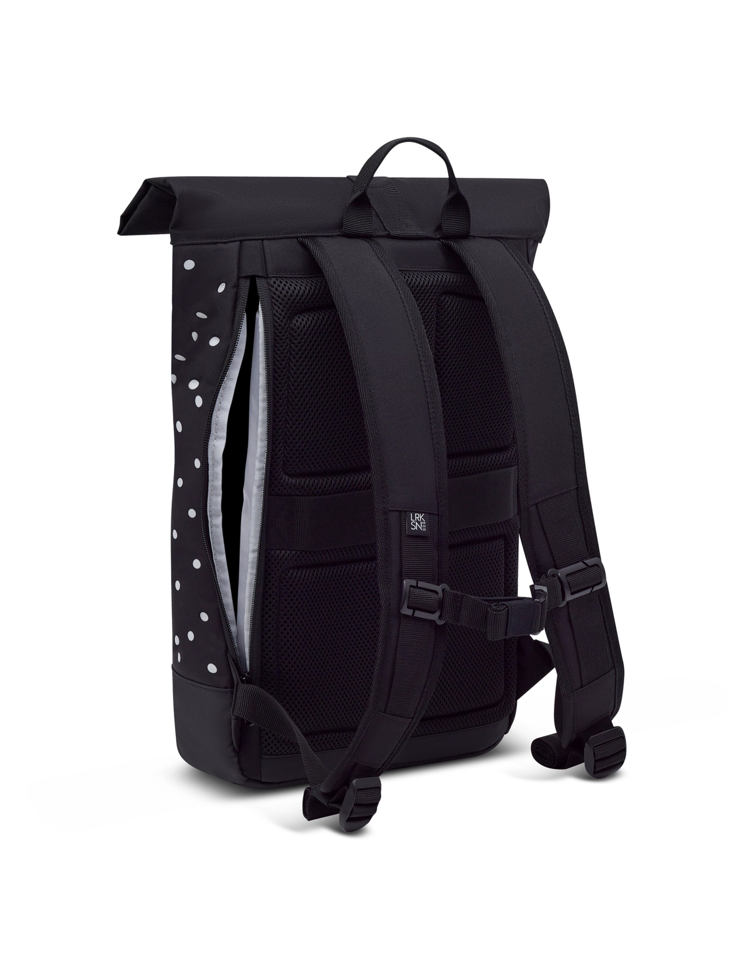 LARKSON - Mochila 'Janne Small' em preto: atrás