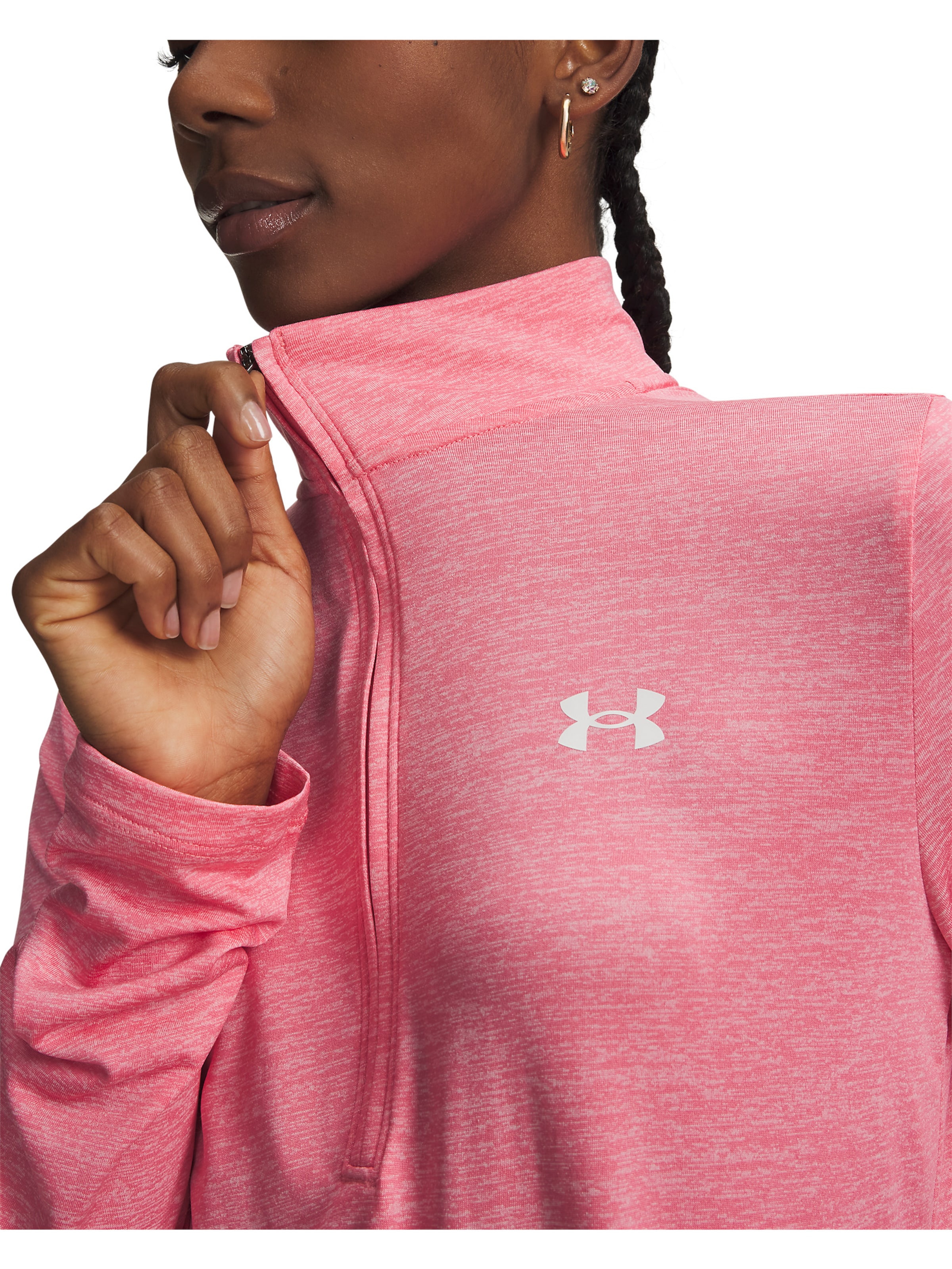 UNDER ARMOUR Functioneel shirt 'Twist' in Roze