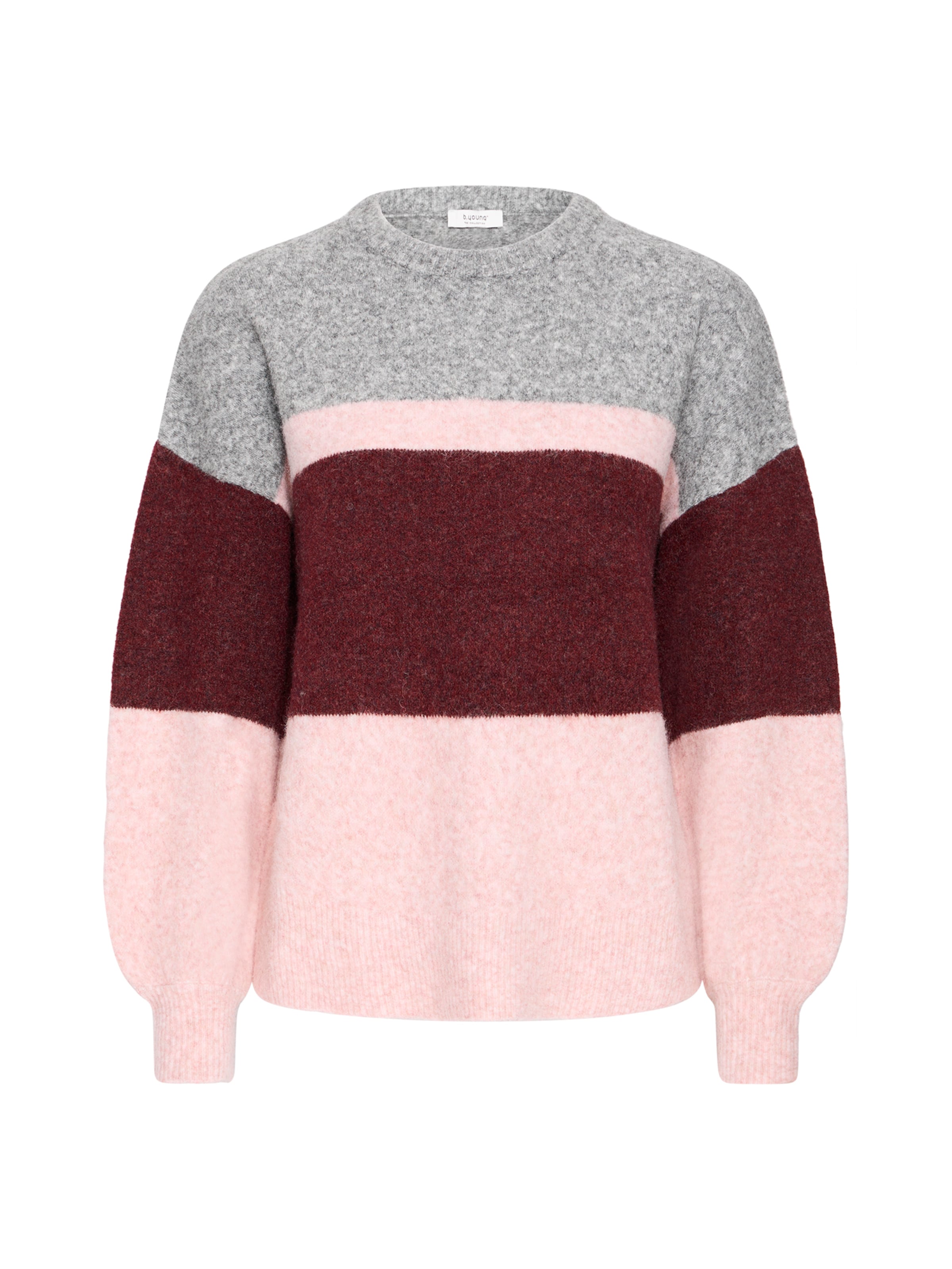 b.young Trui 'BYOMEA' in Rood: voorkant
