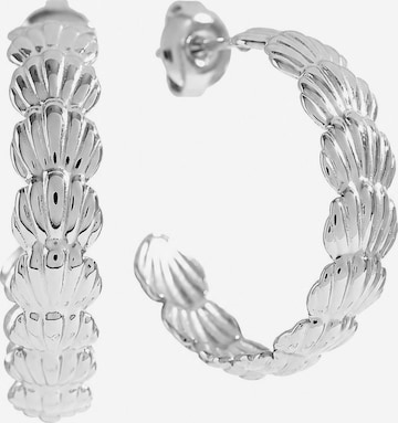 Cala Rose Ohrringe 'LONO' in Silber: Vorderseite