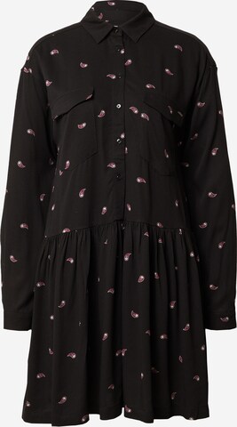 Robe-chemise 'PAOLA' Pepe Jeans en noir : devant