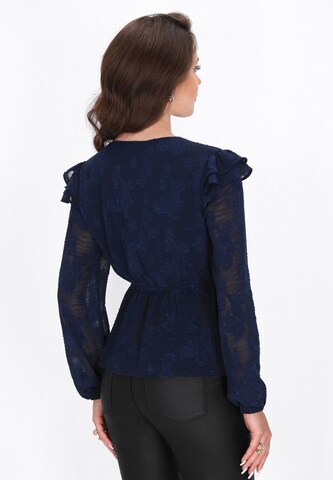 faina - Blusa en azul