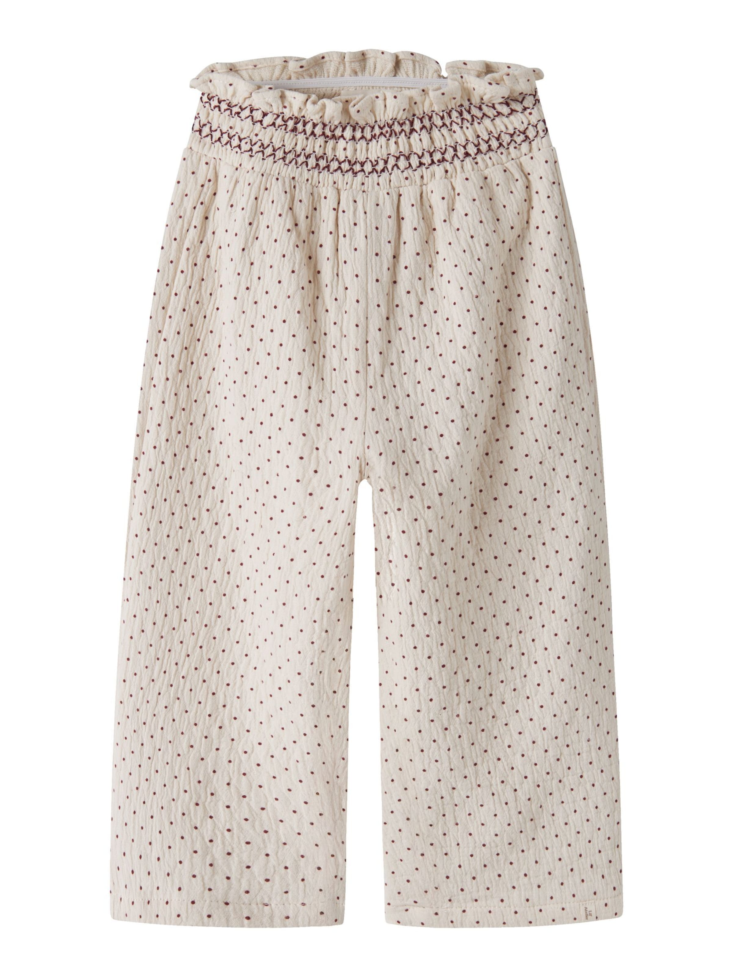 Lil'Atelier - Loosefit Pantalón en beige: frente
