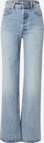 Wide leg Jeans de la Miss Sixty pe albastru: față