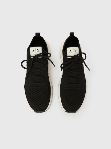 ARMANI EXCHANGE Låg sneaker 'DUSSELDORF' i svart