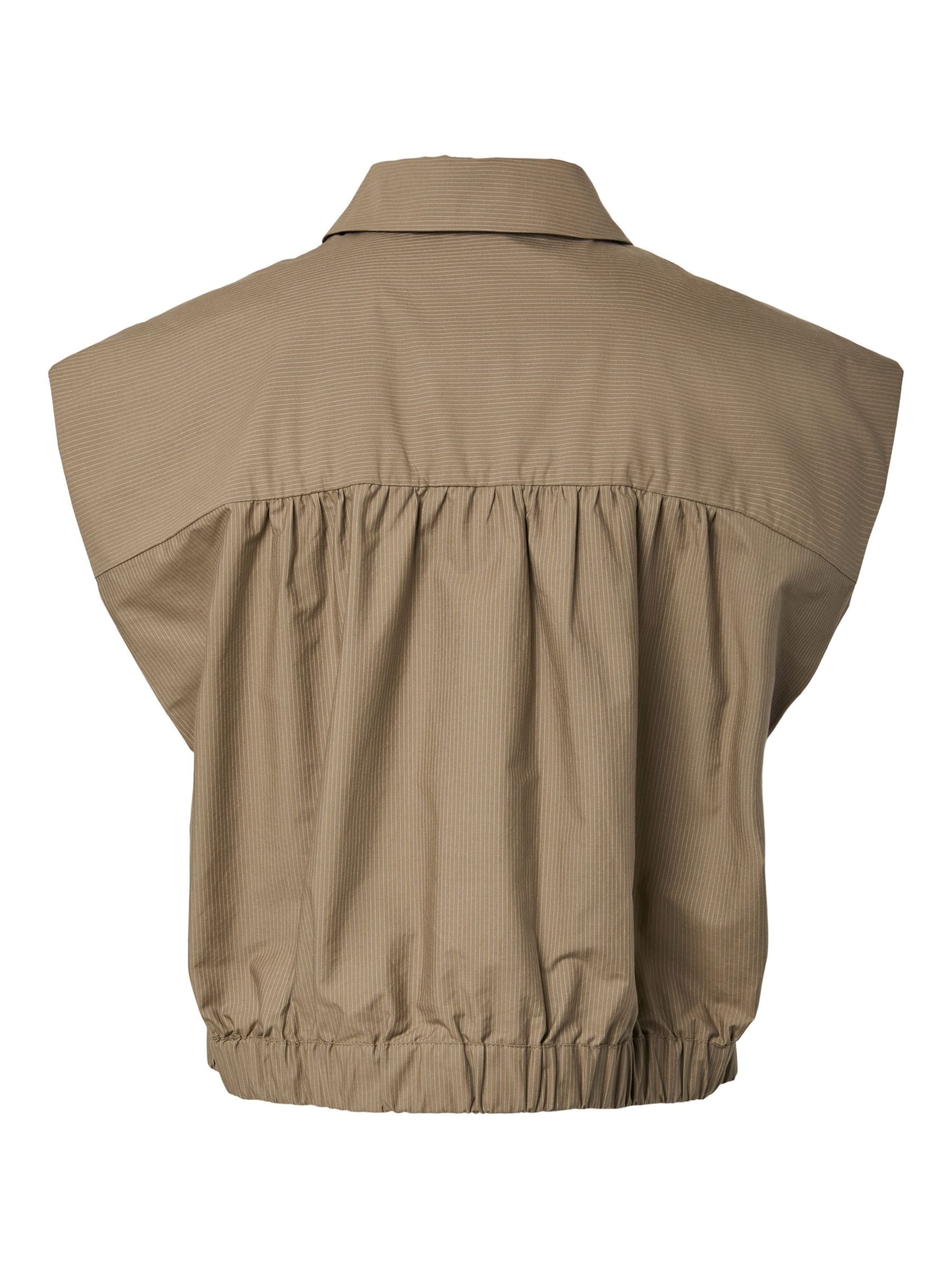 YAS Blouse 'TIMBER' in Bruin