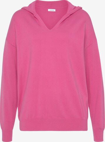 LASCANA Sweater in Pink: front