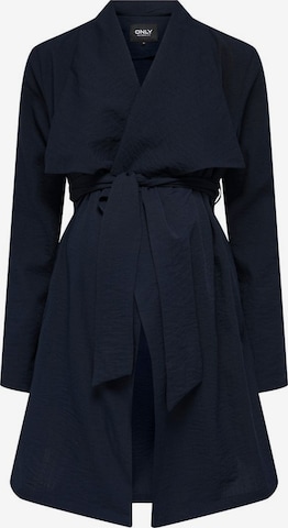 Only Maternity Between-Seasons Coat in Blue: front