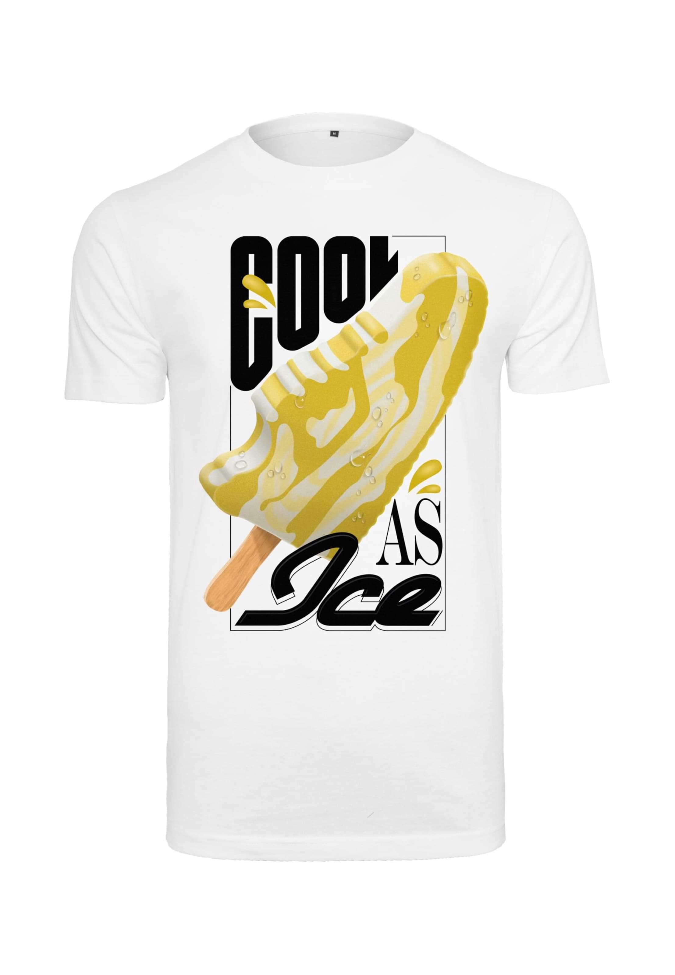 Mister Tee Shirt 'Cool As Ice Tee' in Wit: voorkant