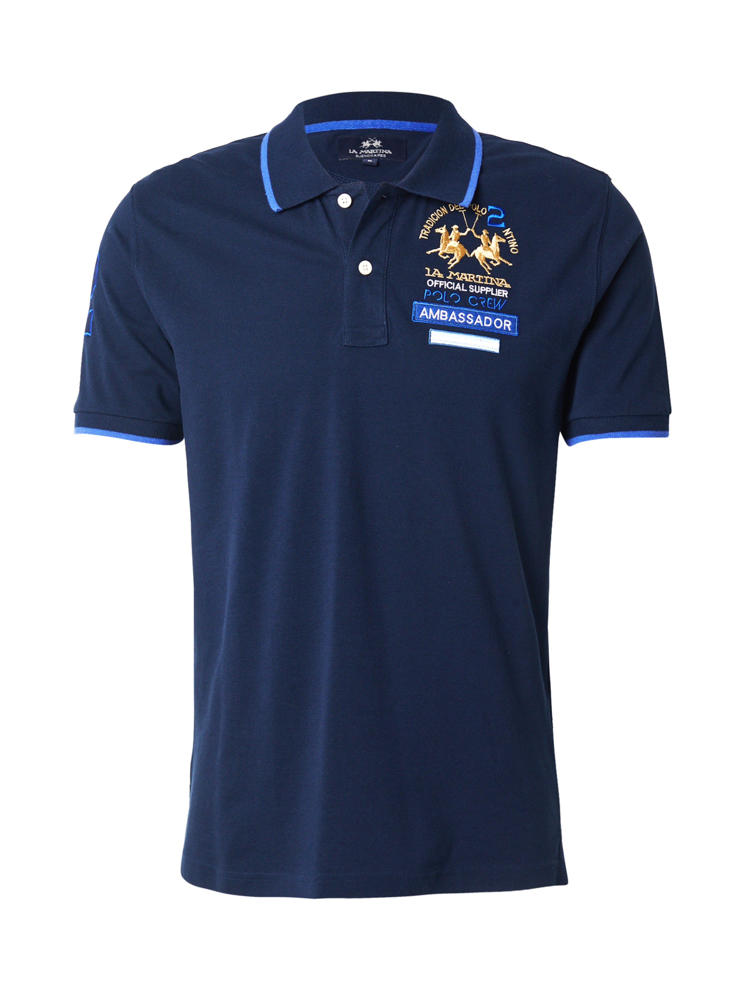 La Martina Shirt in Blue: front