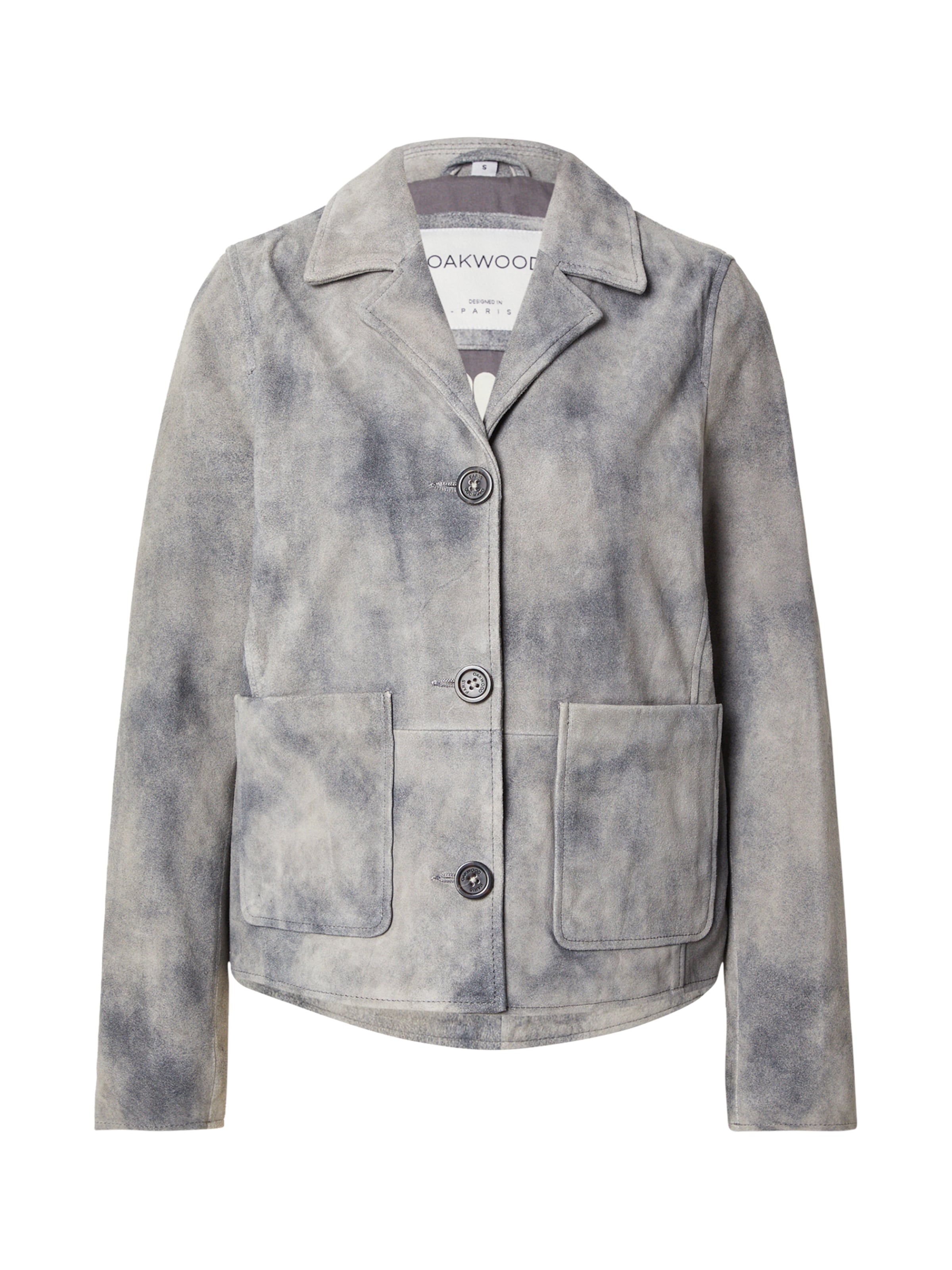 OAKWOOD Övergångsjacka 'XENIA' i grå: framsida