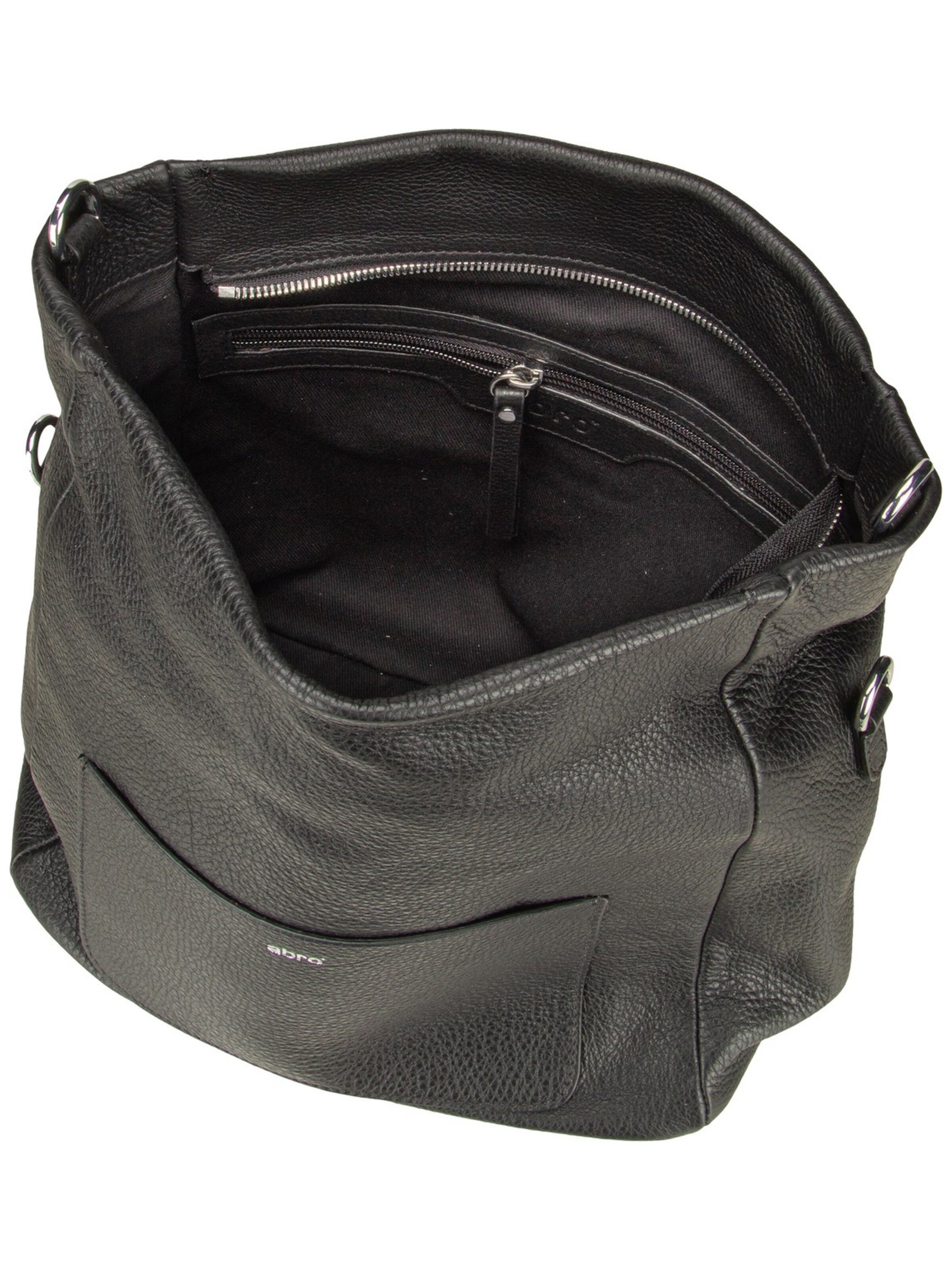 ABRO Handtasche 'Raquel' in Schwarz