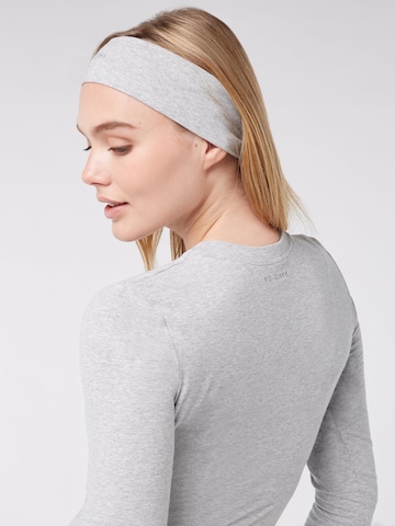 YO-GAYA Koszulka 'Lounge Long Sleeve Top' w kolorze szary