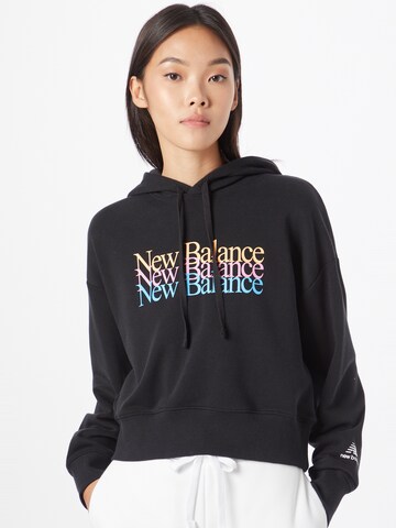 new balance Sweatshirt in Schwarz: predná strana