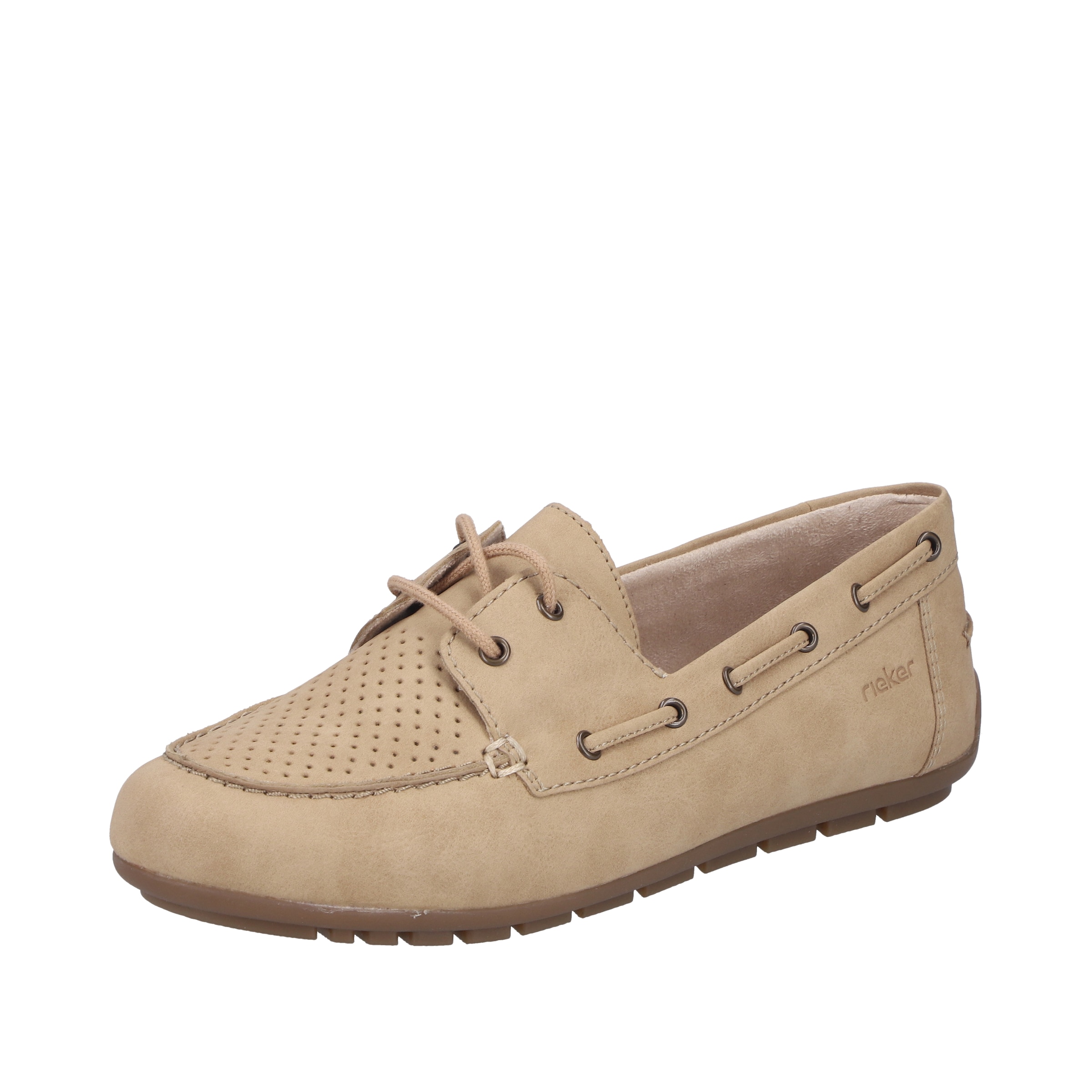 Rieker Moccasins in Beige: front