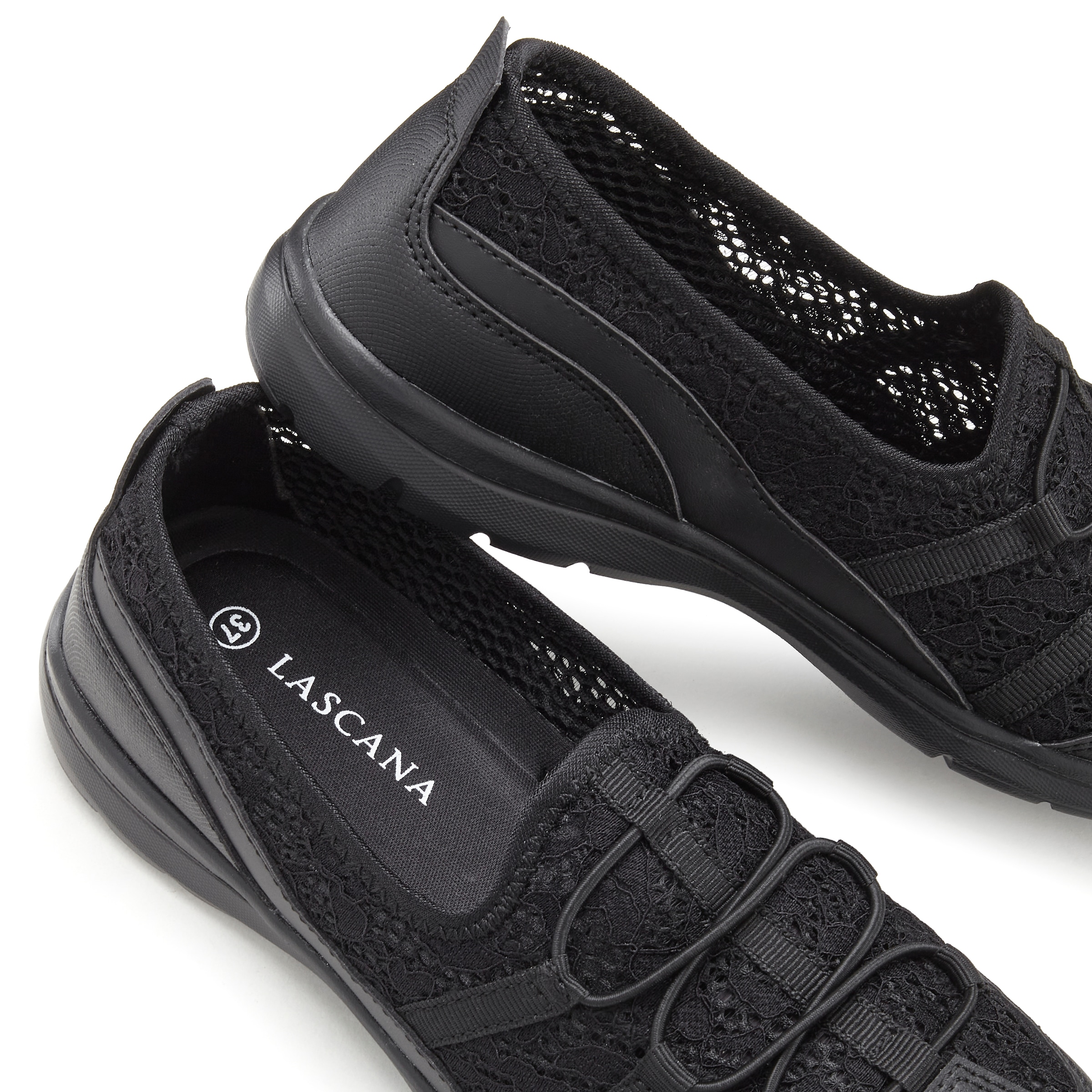 Baskets basses LASCANA en noir