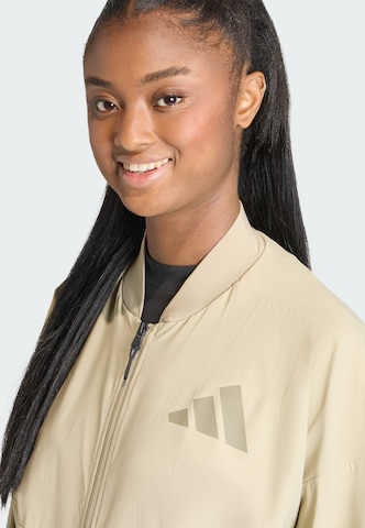 ADIDAS SPORTSWEAR Performance Jacket 'Z.N.E.' in Brown