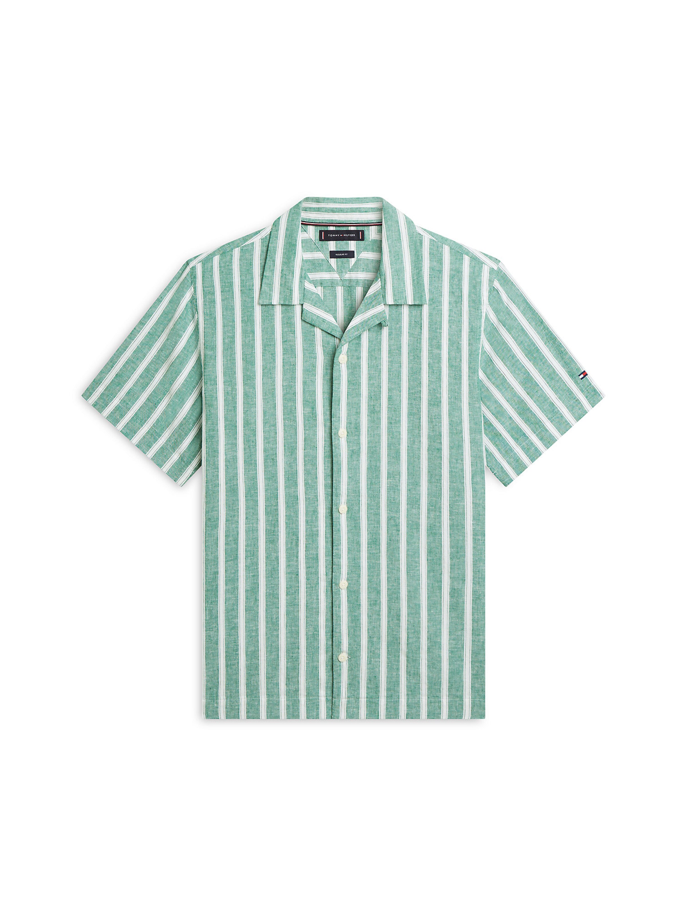 TOMMY HILFIGER Button Up Shirt in Reed / White, Item view