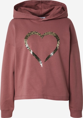 ABOUT YOU Sweatshirt 'Emmy' in Roze: voorkant