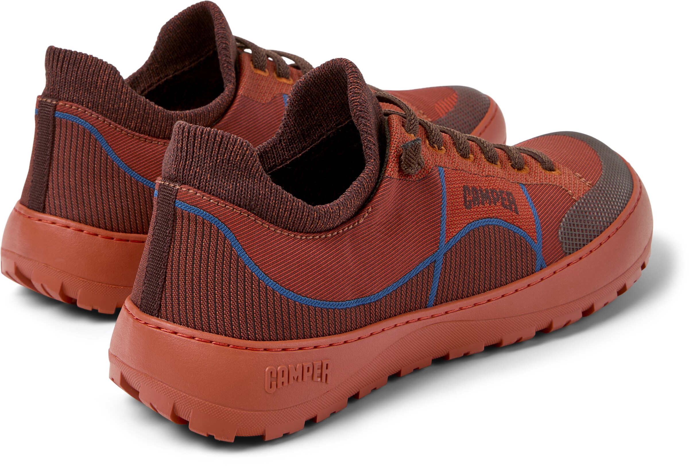 CAMPER Sneakers laag 'Peu Serra' in Rood