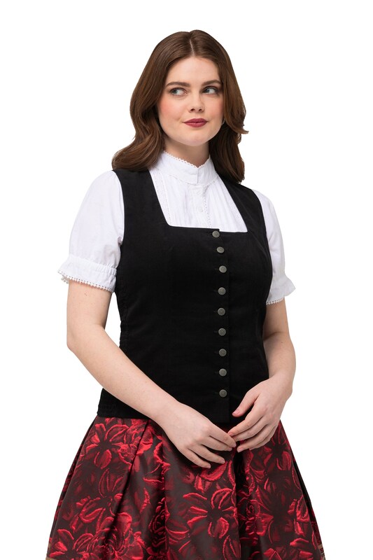 Ulla Popken Traditional Blouse in Black