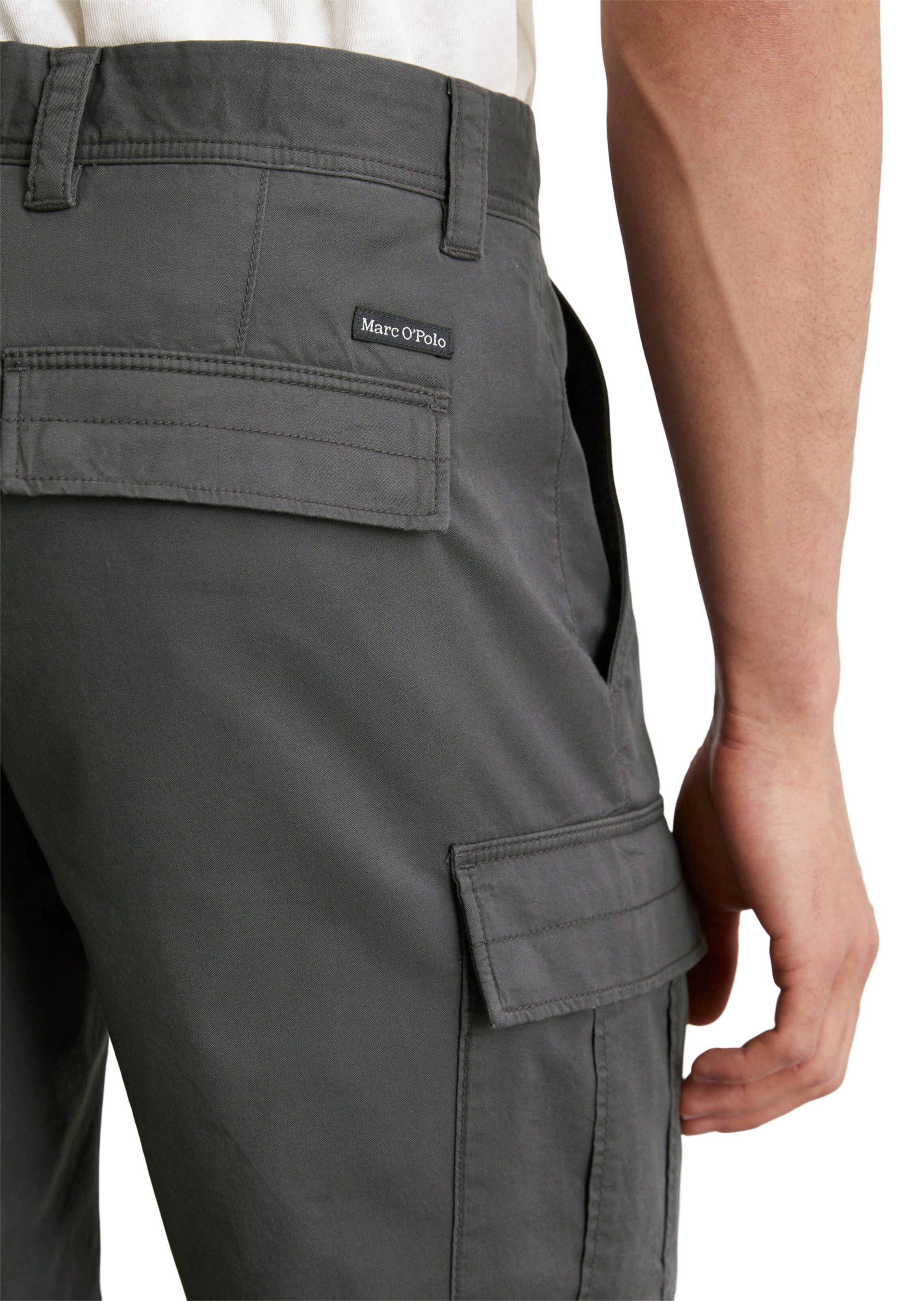 Marc O'Polo Regular Shorts 'Reso' in Grau