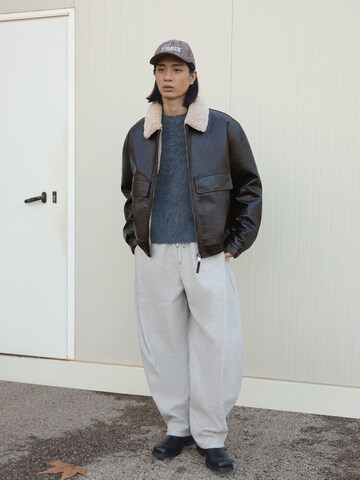 Veste mi-saison Bershka en marron