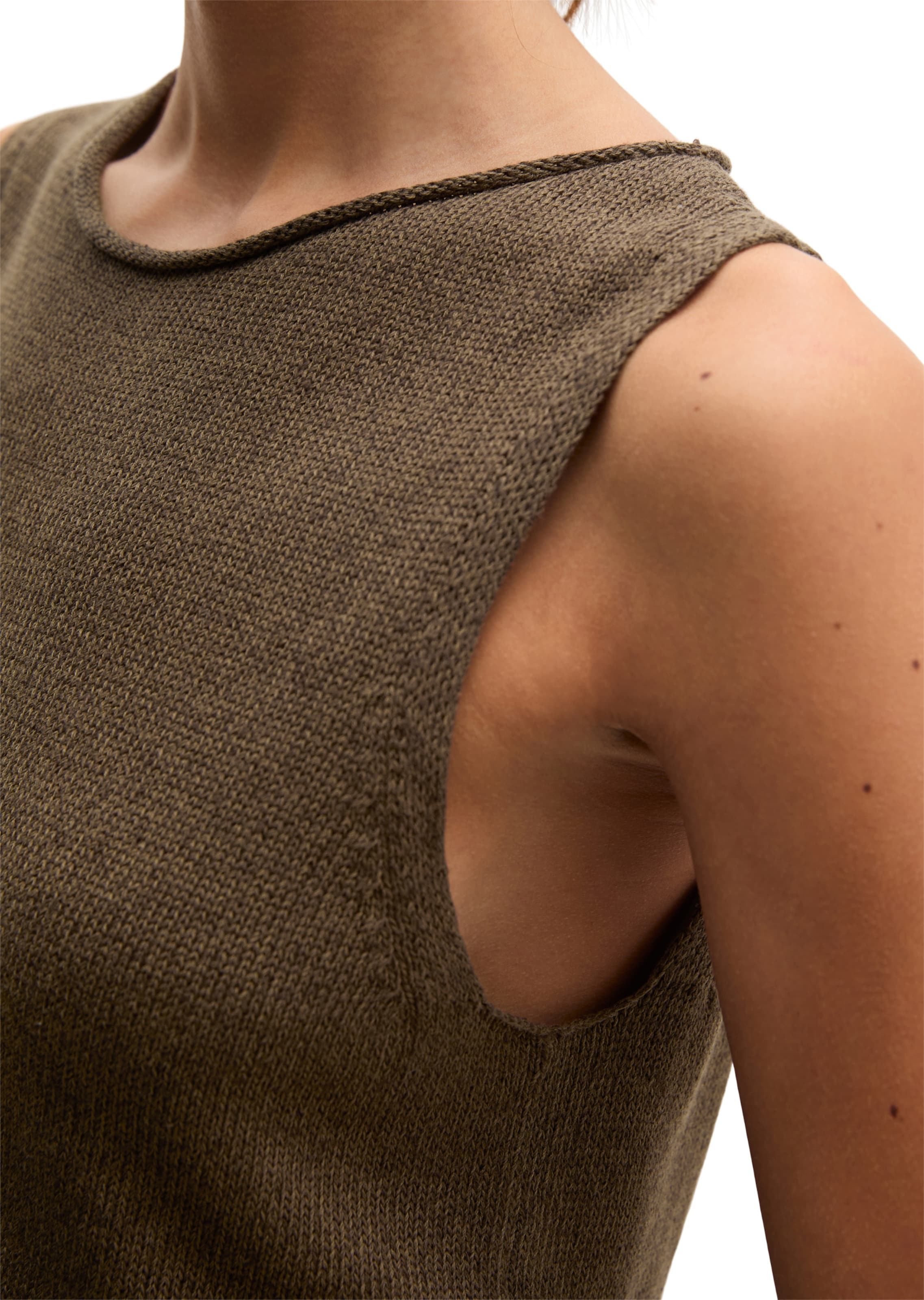 Marc O'Polo Knitted top in Brown