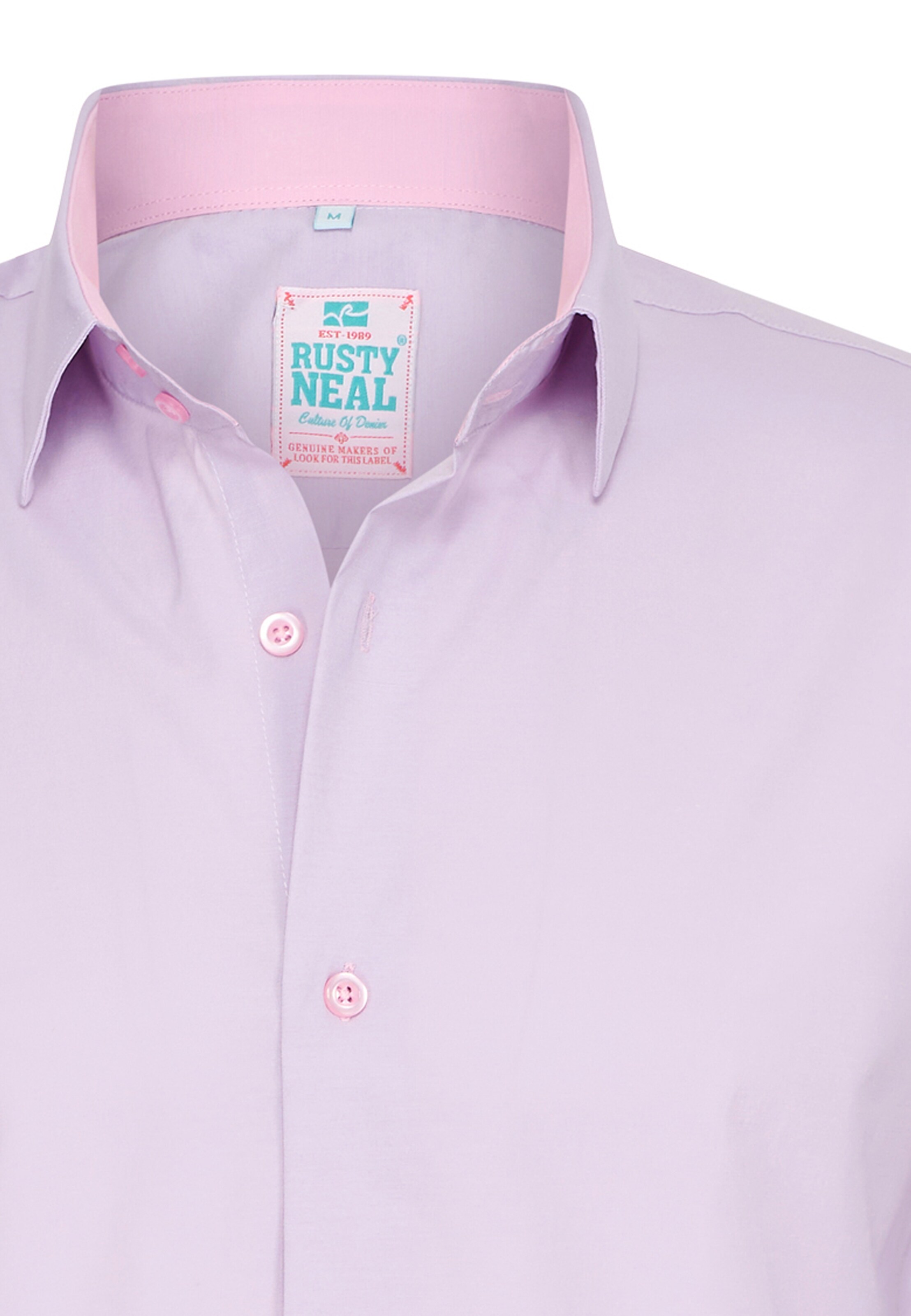 Rusty Neal Slim fit Button Up Shirt in Purple