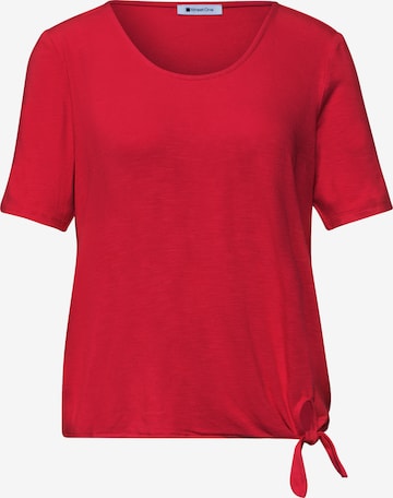 STREET ONE Shirt in Rot: Vorderseite