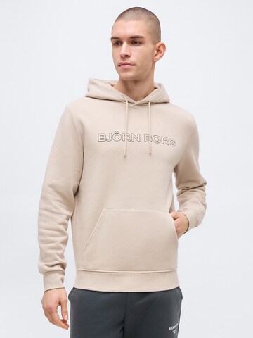 BJÖRN BORG - Camiseta deportiva 'BORG ESSENTIAL 3' en beige: frente