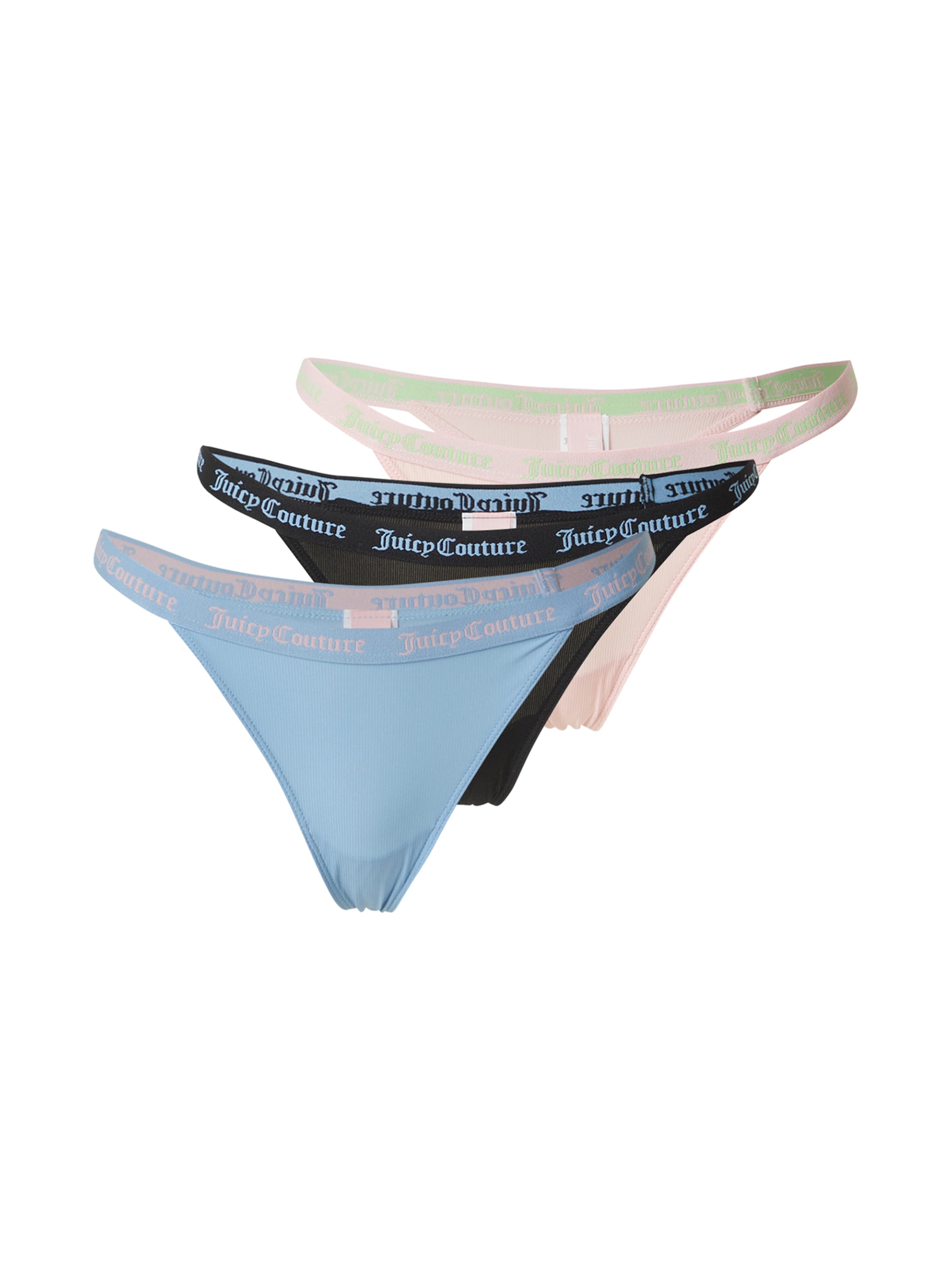Juicy Couture - Tanga em azul: frente