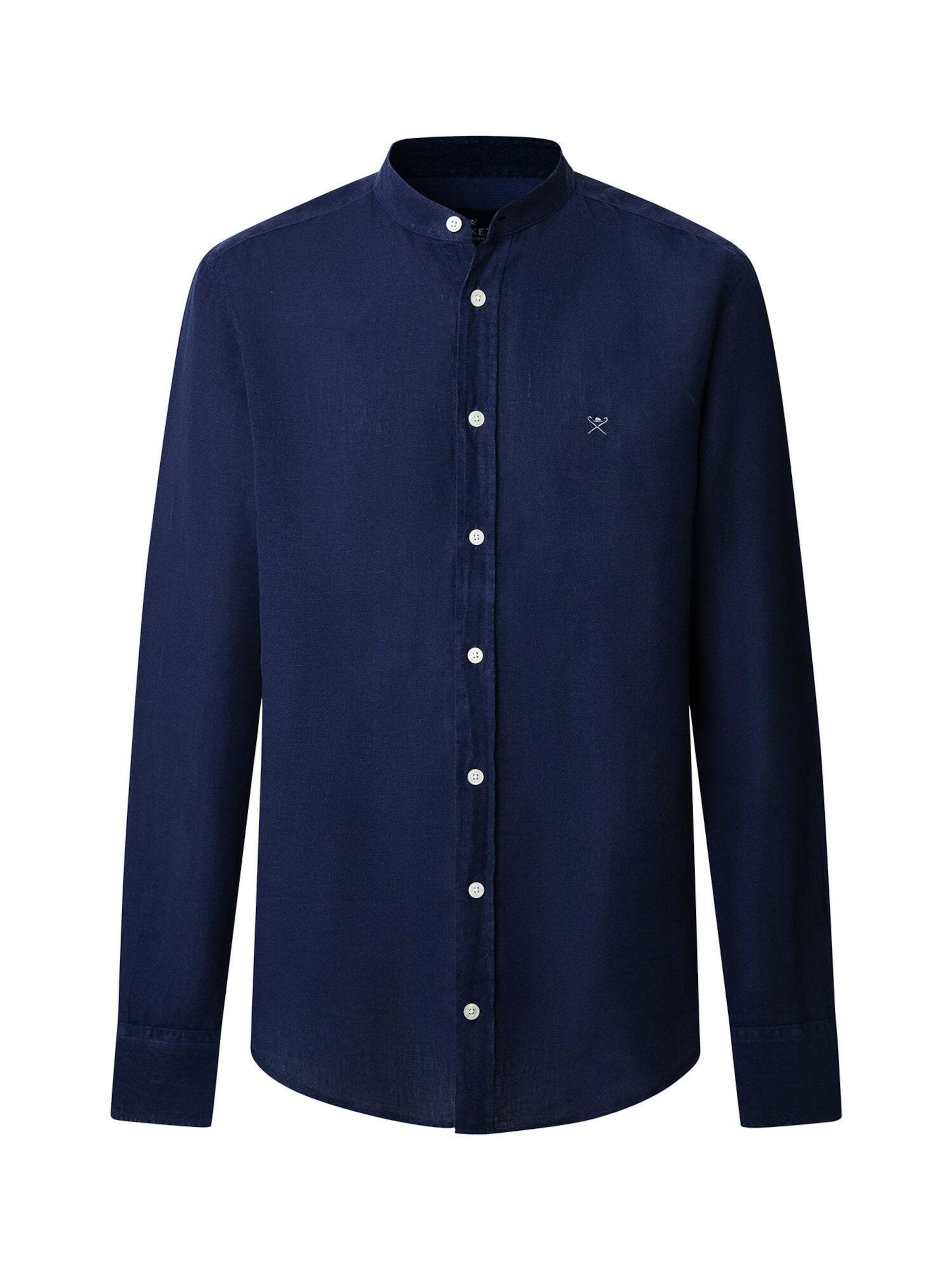 Coupe regular Chemise Hackett London en bleu : devant