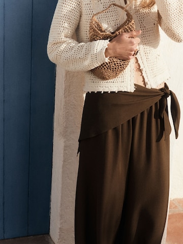 Wide leg Pantaloni di Bhoem in verde