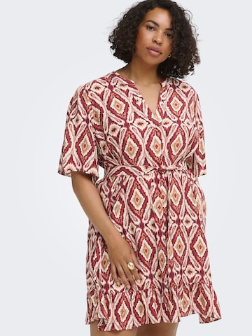 ONLY Carmakoma - Vestido 'CARAntonia' en rojo