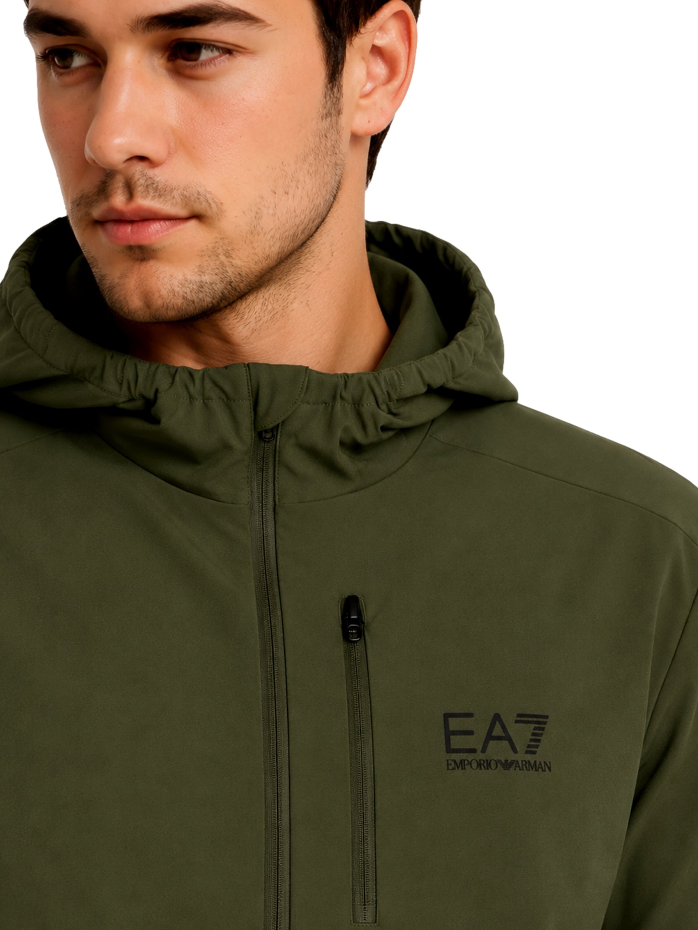 žalia EA7 Emporio Armani Džemperis treniruotėms