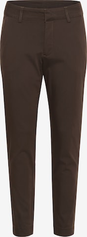 KaffeSlimfit Chino hlače 'KALea' - smeđa boja: prednji dio