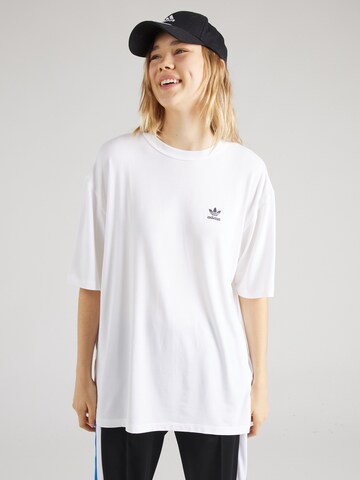 balta ADIDAS ORIGINALS Marškinėliai 'Trefoil'