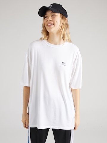 ADIDAS ORIGINALS - Camisa oversized 'Trefoil' em branco