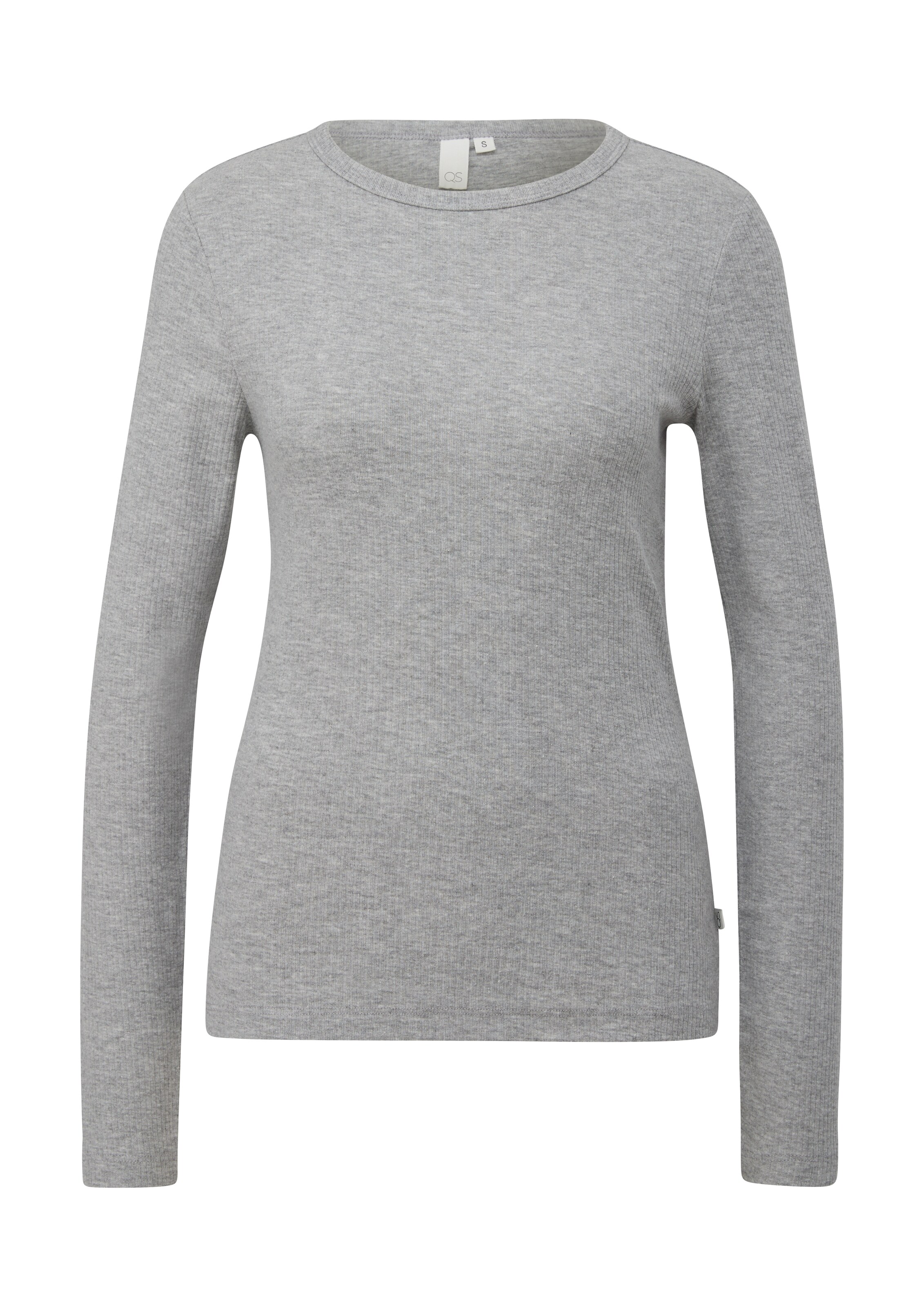 QS Tričko – šedá: přední strana