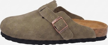BIRKENSTOCK Clogs 'Boston' in Grey: front