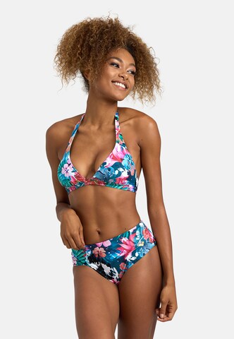 Triangolo Bikini sportivo 'HALTERNECK ALLOVER' di ARENA in colori misti: frontale