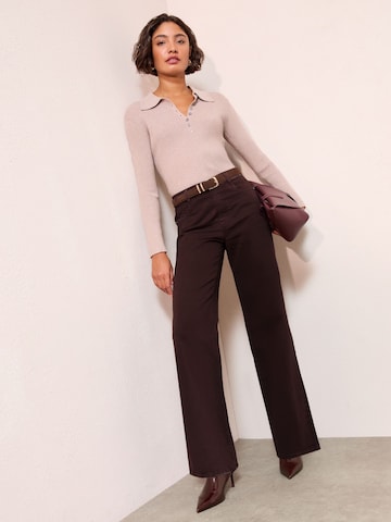 Friends Like These Широки крачоли Дънки в кафяво