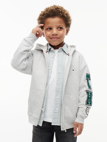 Giacca di felpa di TOMMY HILFIGER in grigio: frontale